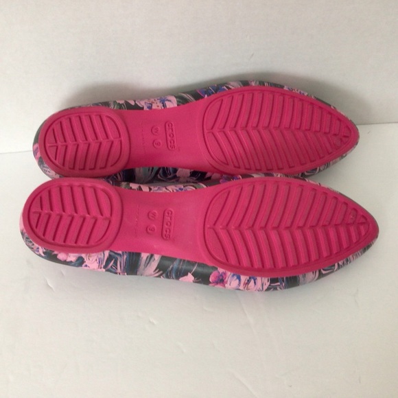 Crocs Sling Back Closed Toe Flats, W9 - Picture 7 of 8